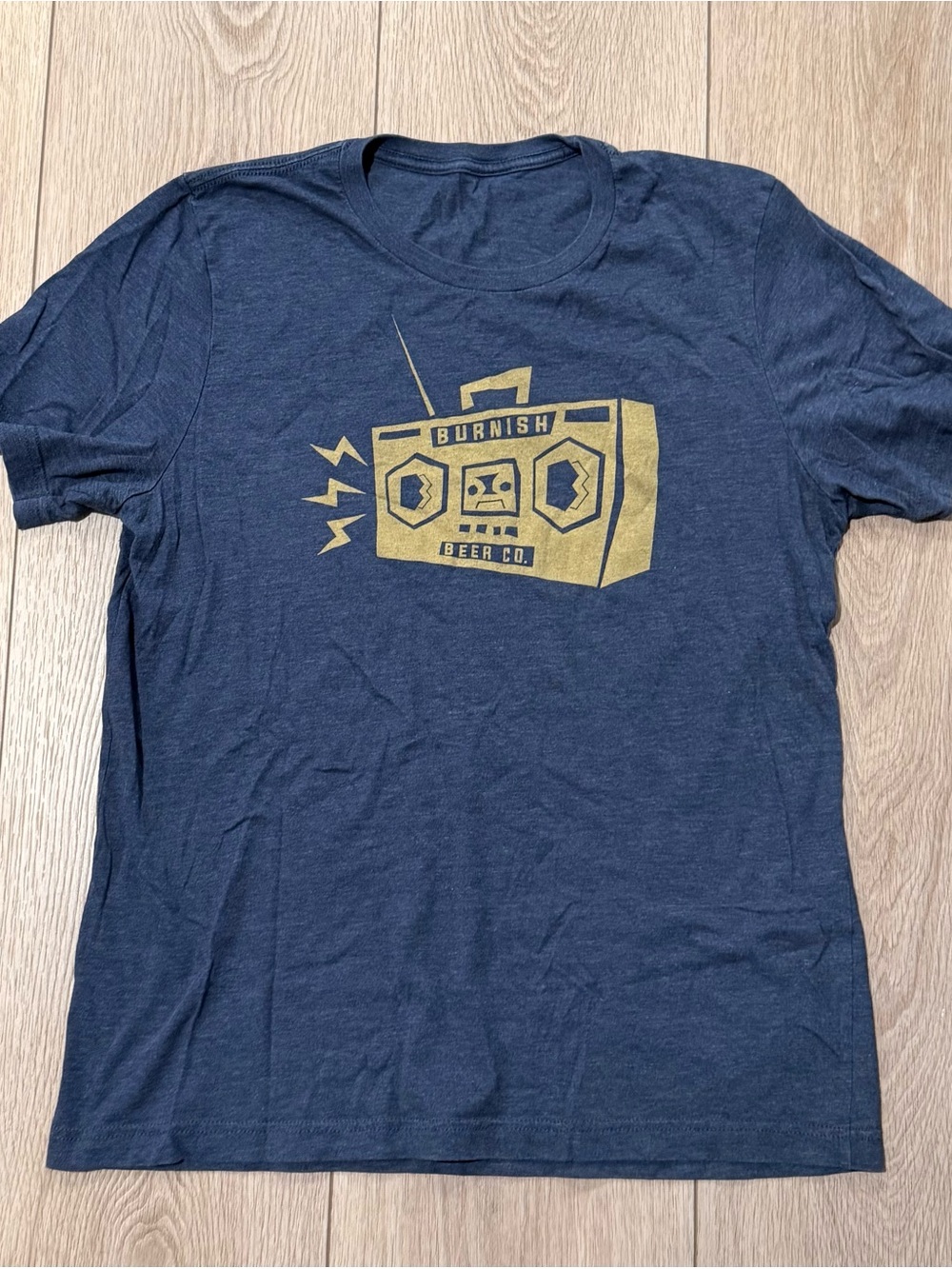 Navy Graphic Tee - Portable Radio Design